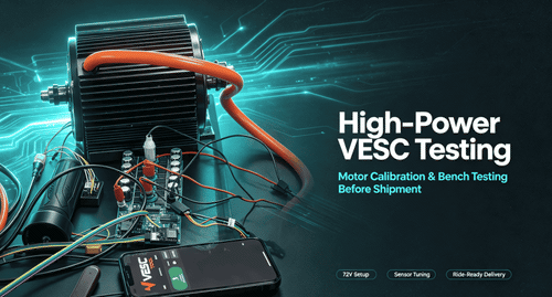 Why Does My VESC Spark at 72V? Understanding Inrush Current and Safe Testing
