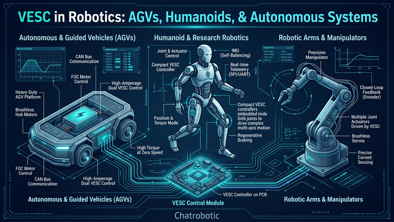 VESC in Robotics: Controller Guide for AGVs & Humanoids