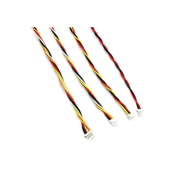 SH1.0 Ultra-Soft High-Temp Silicone Wire for RC Models, 20mm, One End Tinned