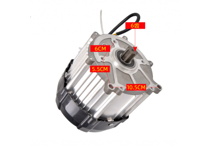 120-Type Brushless Differential Motor — 500–800 W (48 V / 60 V)