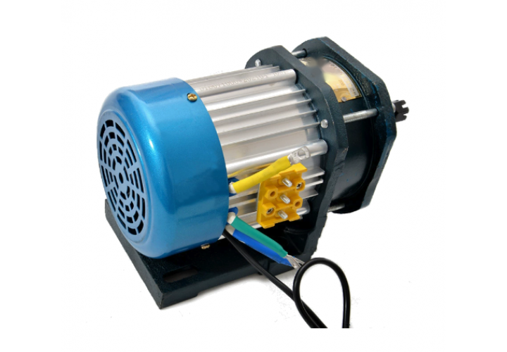 128-Type Brushless Center Differential Motor — 2000 W (48 V)
