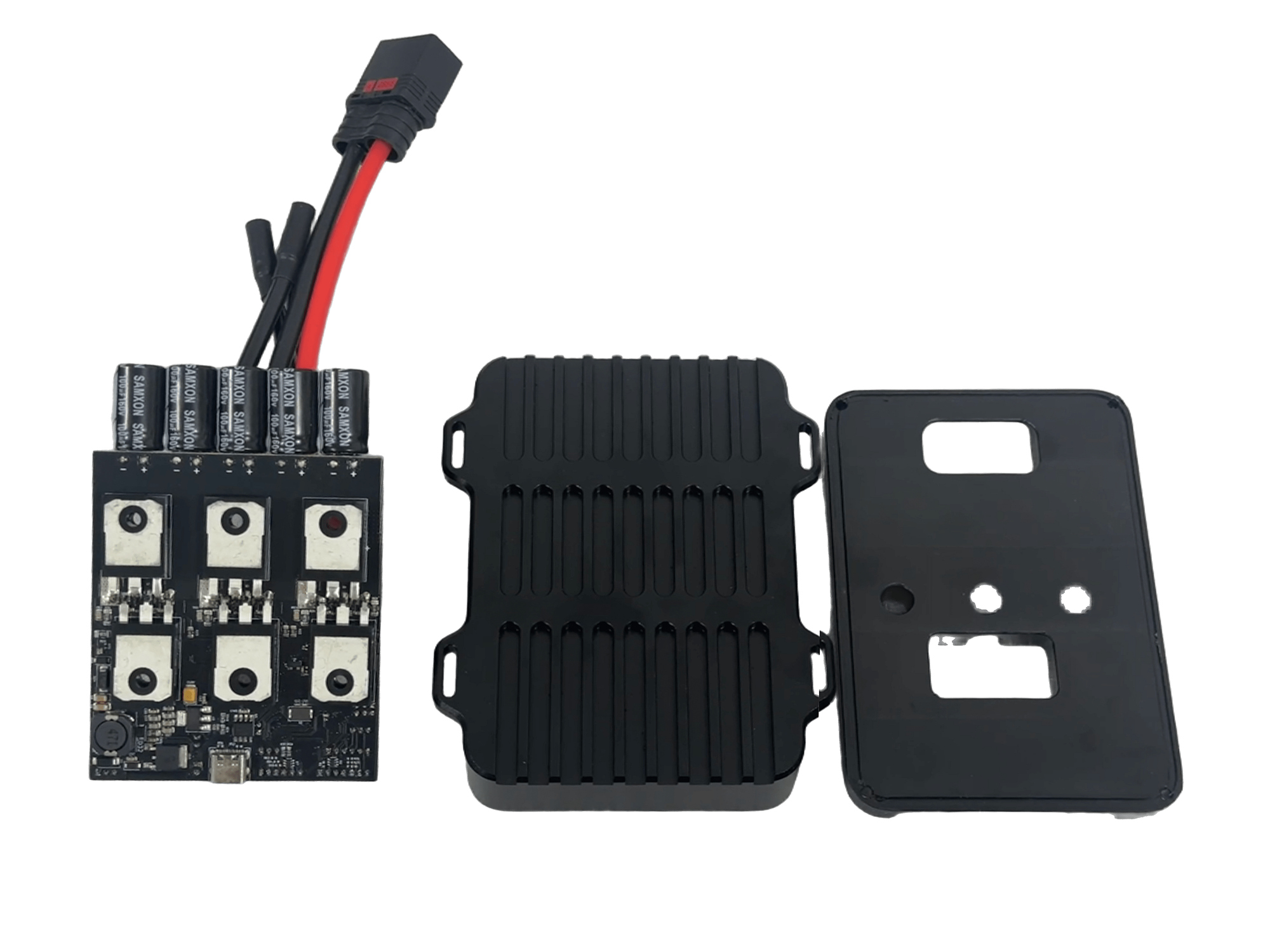 TRONIC 250R 125V (27S) 300A VESC Motor Controller With Case – Nylon Top, Aluminum Base
